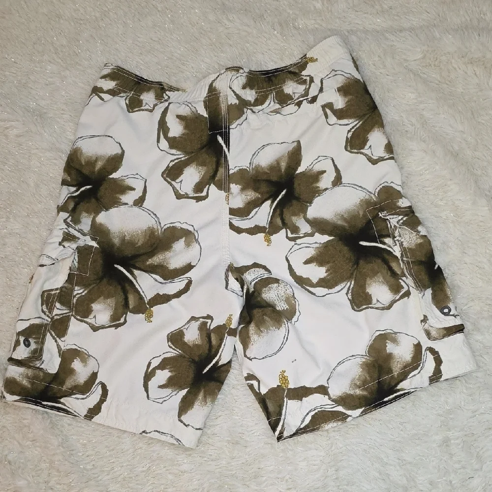 Hollister Vintage Y2K‎ Hibiscus Cargo Swim Trunks XL
